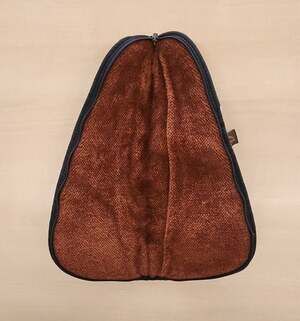 Vtg Moose Brand Brauer Bros MFG Pistol Case Green Padded Burnt Orange Interior